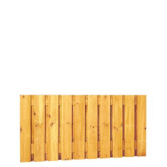 Plankenscherm recht 21-planks verticaal 180x89 15mm
