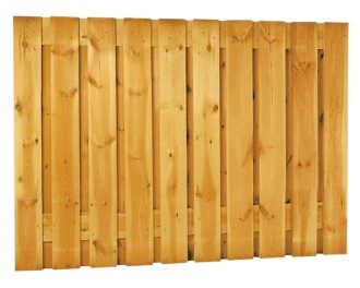 Plankenscherm 21-planks recht verticaal 180x130