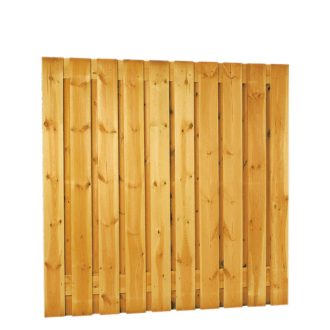 Plankenscherm recht 21-planks verticaal 180x180 15mm
