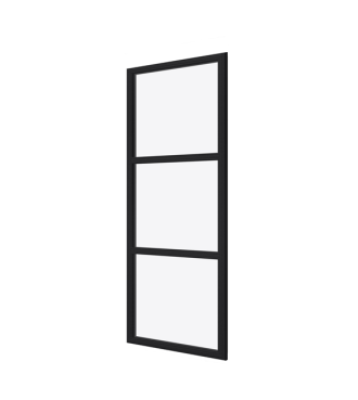 Zwart Steellook kozijn 78 cm