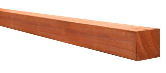 Hardhouten palen geschaafd 65x65mm lengte 250cm