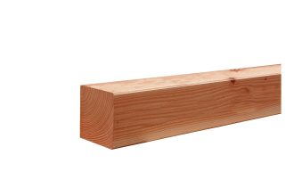 Douglas palen geschaafd 140x140mm blank, lengte 400cm