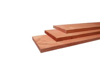 Douglas planken fijn bezaagd 25x250mm blank Lengte 400cm