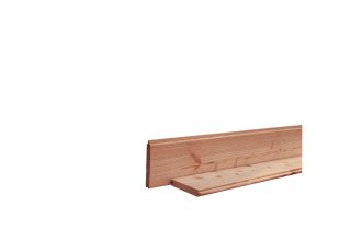 Douglas geschaafde blokhutprofielen 28x195mm blank Lengte 500cm