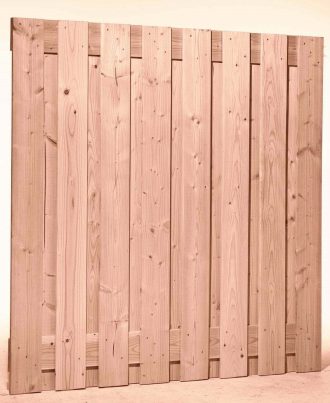 Douglas (blank) plankenscherm geschaafd 17-planks 180x180 (w41099)