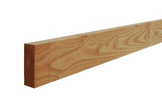 Douglas liggers fijn bezaagd 75x175mm groen geïmpregneerd Lengte 400cm