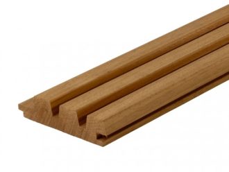 AANBIEDING!! Ayous triple Rhombus profiel 21x142mm, lengte 245cm
