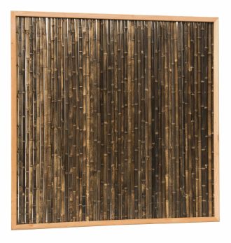 Bamboescherm in Douglas frame 186x186cm