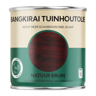 Bankirai Tuinhout olie Natuur bruin 0,75 liter