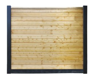 Betowood scherm blokhutprofiel vuren groen geïmpregneerd
