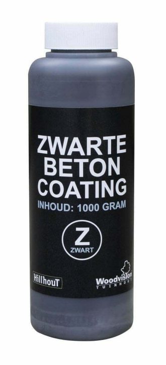 Fles zwarte coating 1 liter