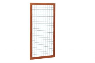 Betonijzer trellis hardhouten kader 90x180