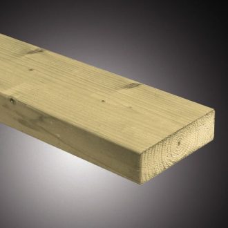 Beton met sponning en platte kop, bovenregel geïmpregneerd