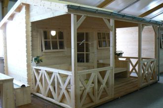 Blokhut Cabin Complete 420x400cm 44mm