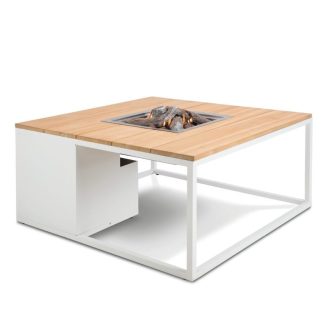 Cosiloft Tafelhaard 100 Wit/Teak
