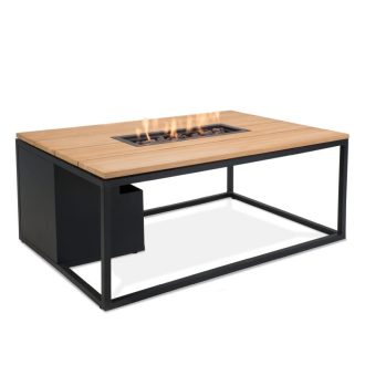 Cosiloft Tafelhaard 120 Zwart/Teak