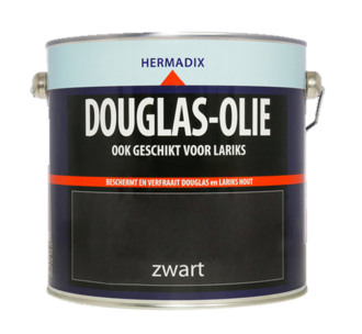 Douglas olie Zwart 2,5 liter