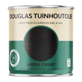 Douglas tuinhout olie Aarde zwart 0,75 liter