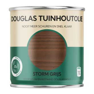 Douglas tuinhout olie Storm grijs 0,75 liter