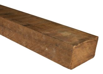 Liggers hardhout 80x150mm, lengte 450cm