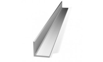 Aluminium hoektrim vlak, 30x30mm incl. schroeven UITLOPEND