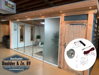 ''Starter set'' LED inbouwspots 6st. aluminium