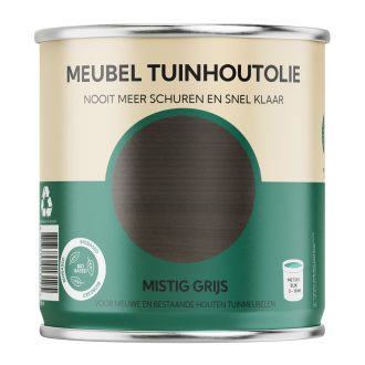 Meubel Tuinhout olie Mistig grijs 0,75 liter