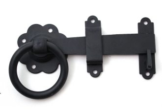Rozetklinkstel zwart