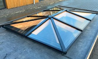 Lichtstraat (schilddak model) 155cm diep
