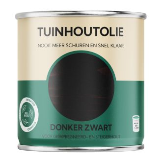 Tuinhout olie Donker zwart 0,75 liter