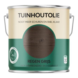 Tuinhout olie Regen grijs 2,5 liter