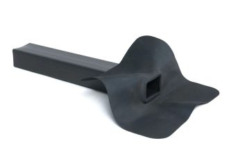 Zijuitloop incl. EPDM flap, PVC overschuifstuk en koker polymeerkit