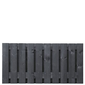 Plankenscherm zwart gespoten 21-planks 90x180cm