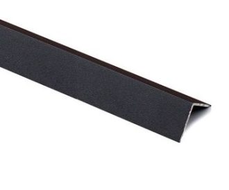 Zwart hoekstuk 40x40mm, lengte 300cm