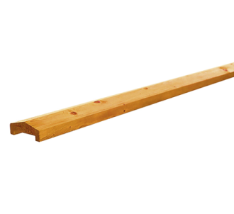 Afdekkap geimpregneerd hout 180cm t.b.v. rechtscherm