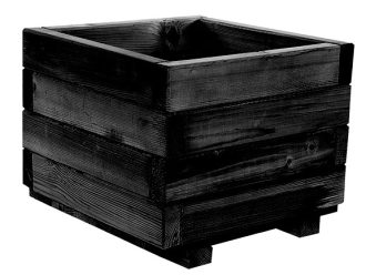 Bloembak zwart
