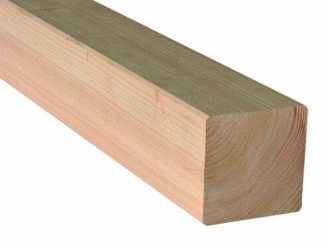 Douglas palen geschaafd 85x85mm blank Lengte 300cm