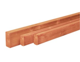 Douglas liggers geschaafd 45x70mm blank Lengte 250cm