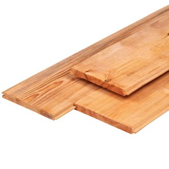 Douglas-look dak/wand plank 18x135mm werkend, lengte 300cm