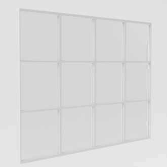Wit Steellook kozijn 78cm (1-delig)