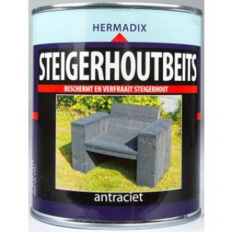 Steigerhoutbeits Antraciet 0,75 liter