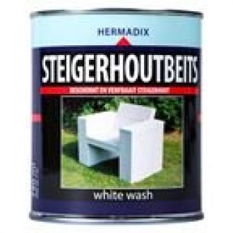 Steigerhoutbeits White wash 0,75 liter
