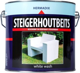 Steigerhoutbeits White wash 2,5 liter