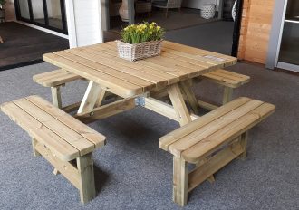 Picknicktafel Vierkant