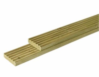 Terrasplanken geïmpregneerd 28x145mm lengte 400cm